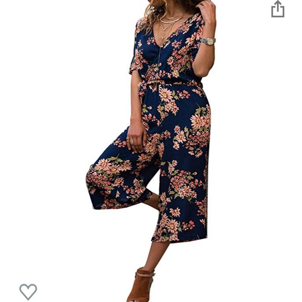 Floral jumpsuit